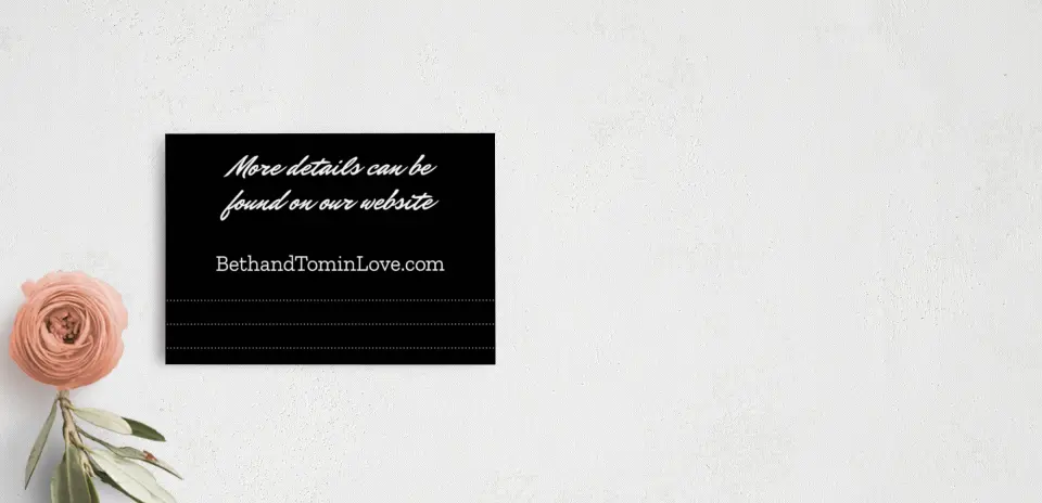 Guest Information Card
