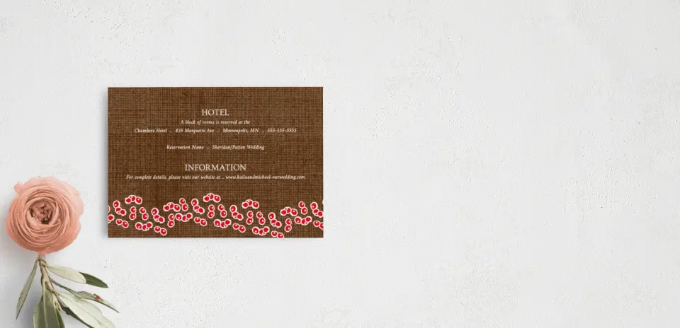 Guest Information Card
