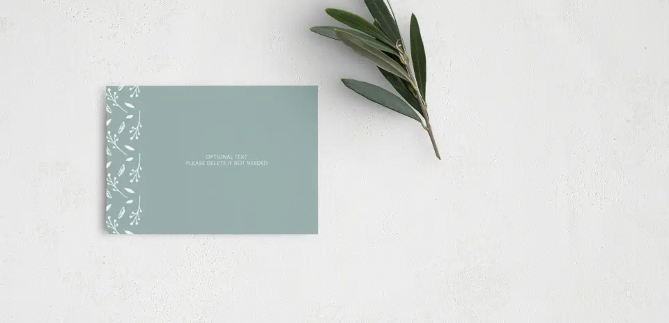 Guest Information Card Back View