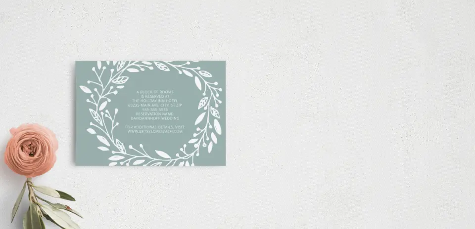 Guest Information Card