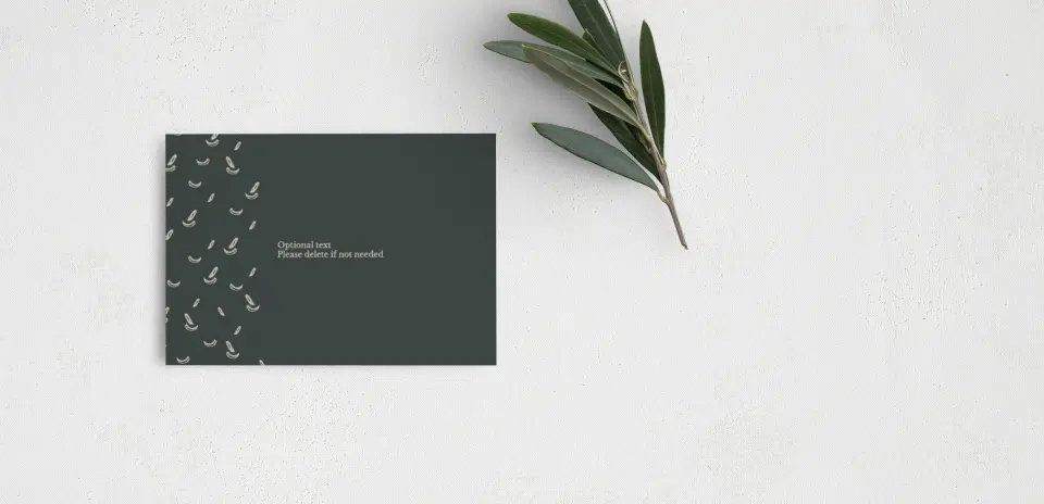 Guest Information Card Back View