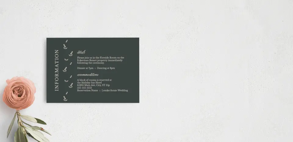 Guest Information Card