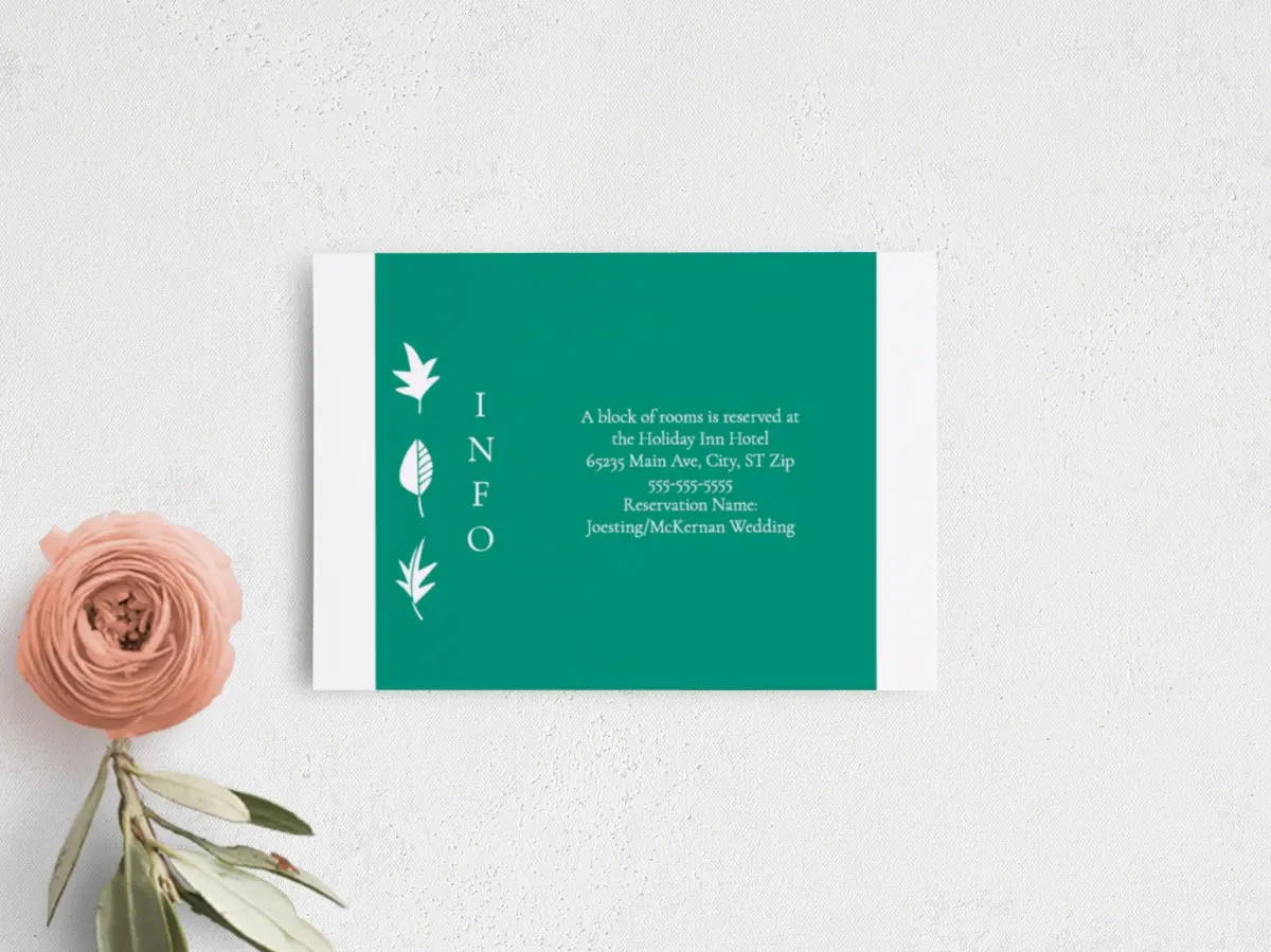 Guest Information Card