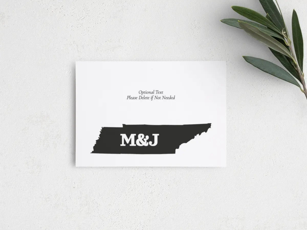 Guest Information Card Back View