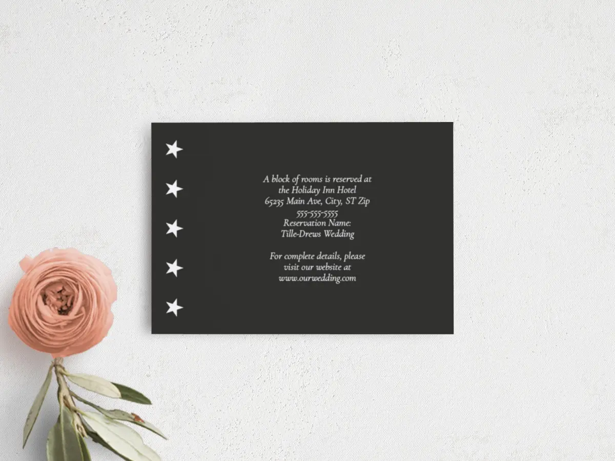 Guest Information Card