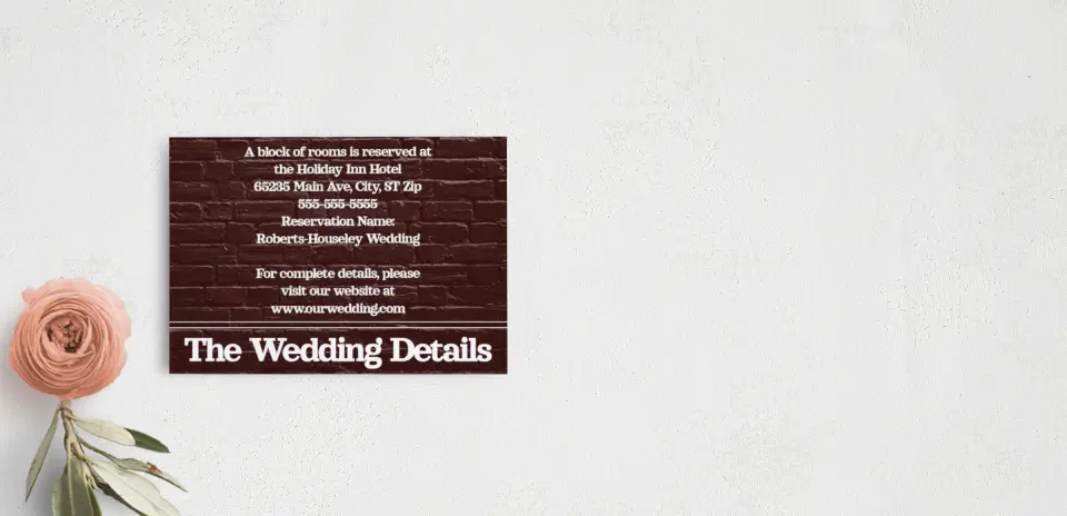 Guest Information Card