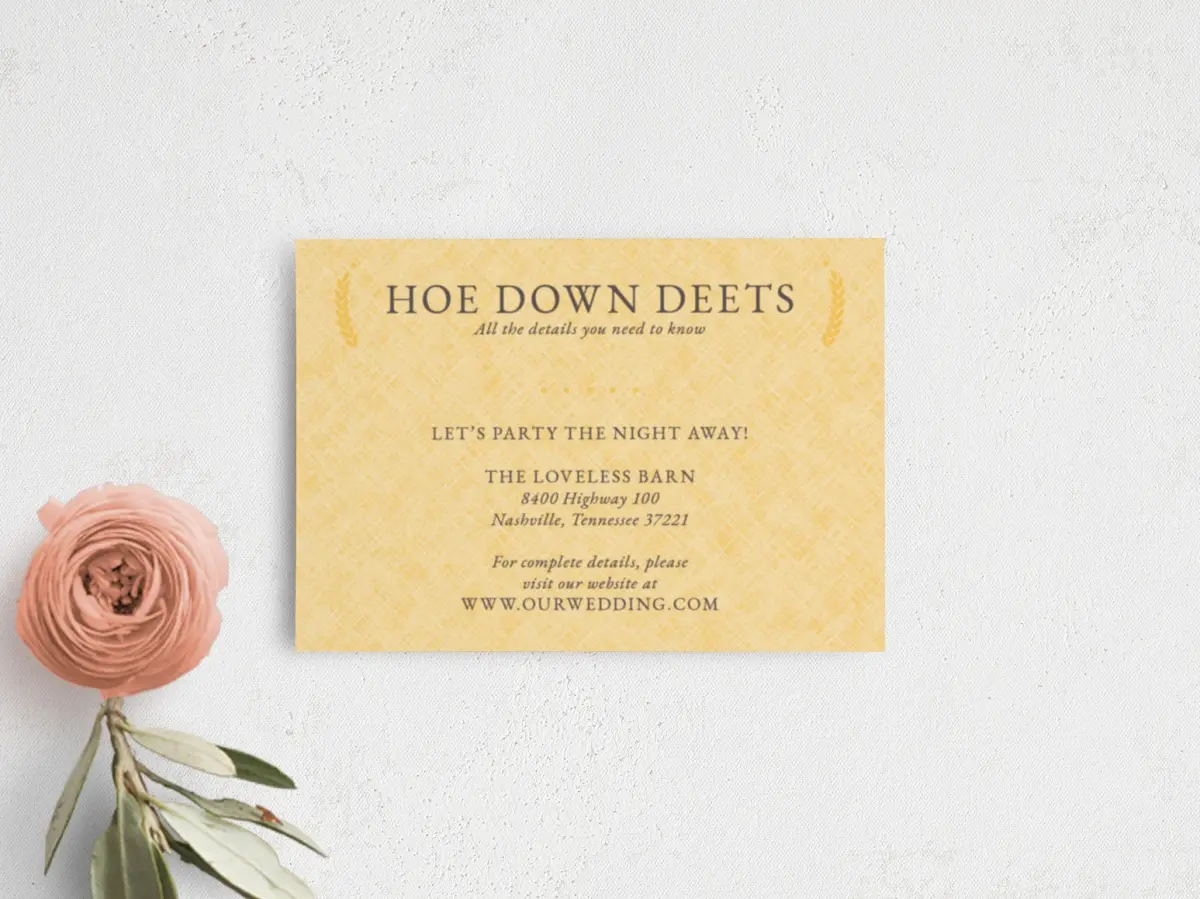 Guest Information Card