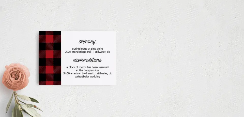 Guest Information Card