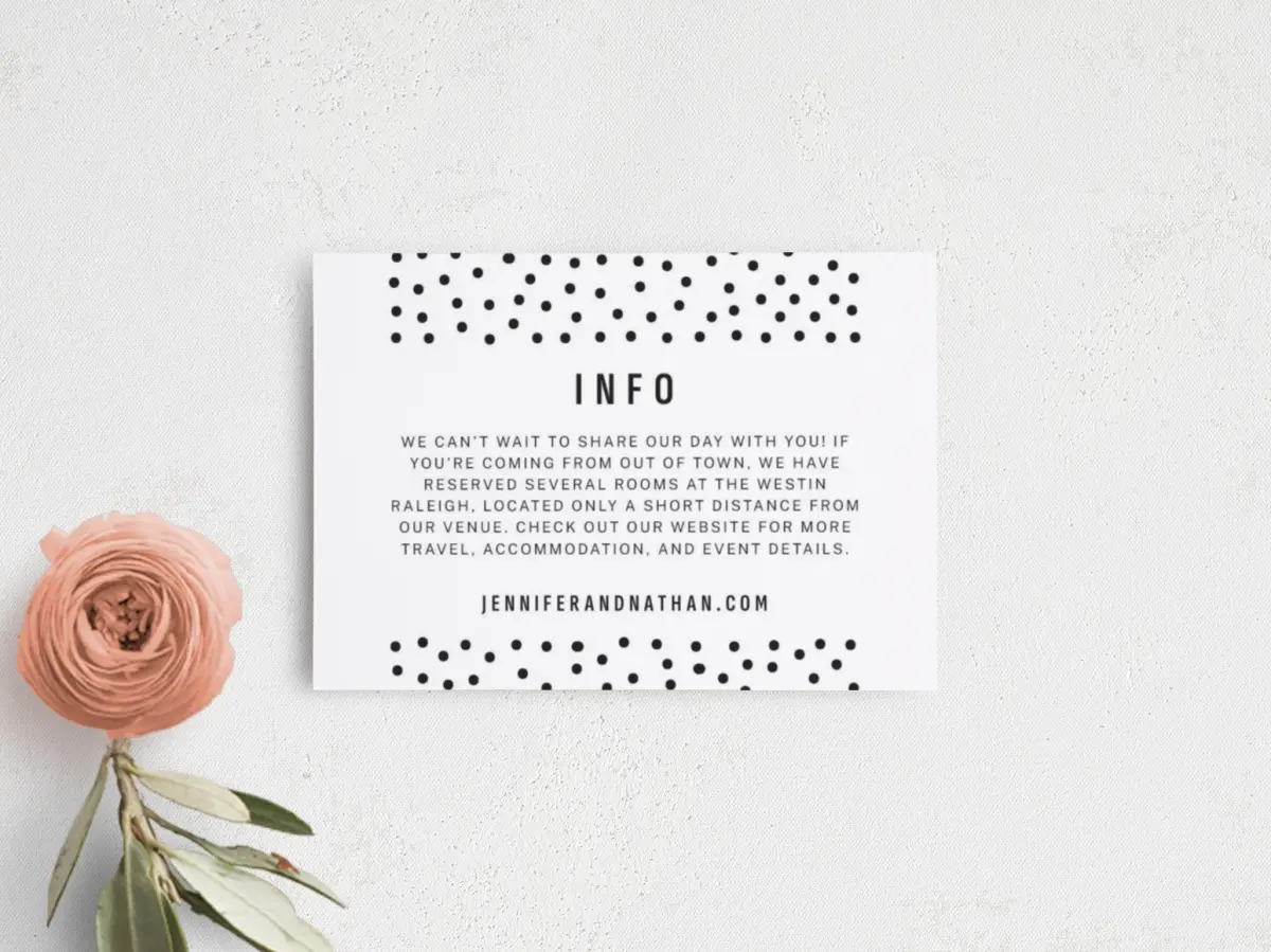 Guest Information Card