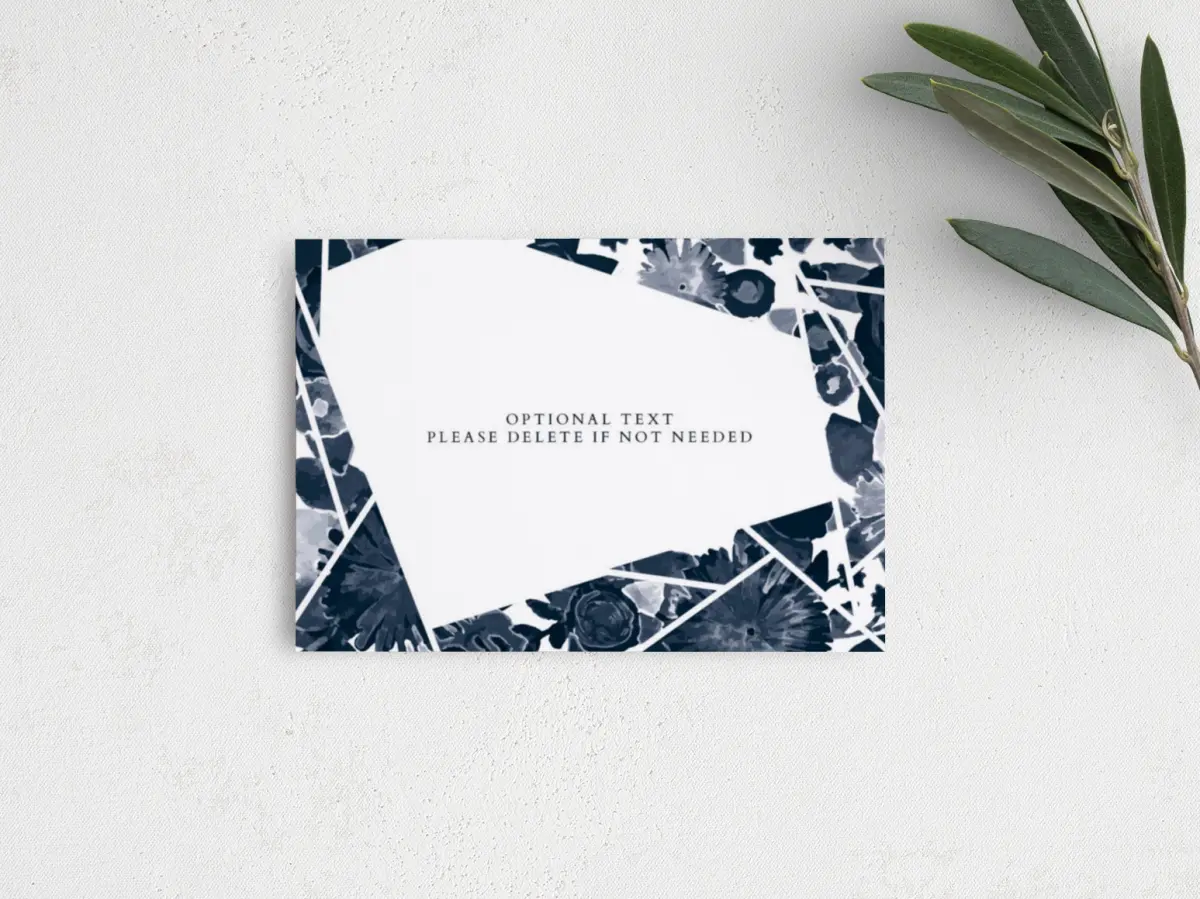 Guest Information Card Back View