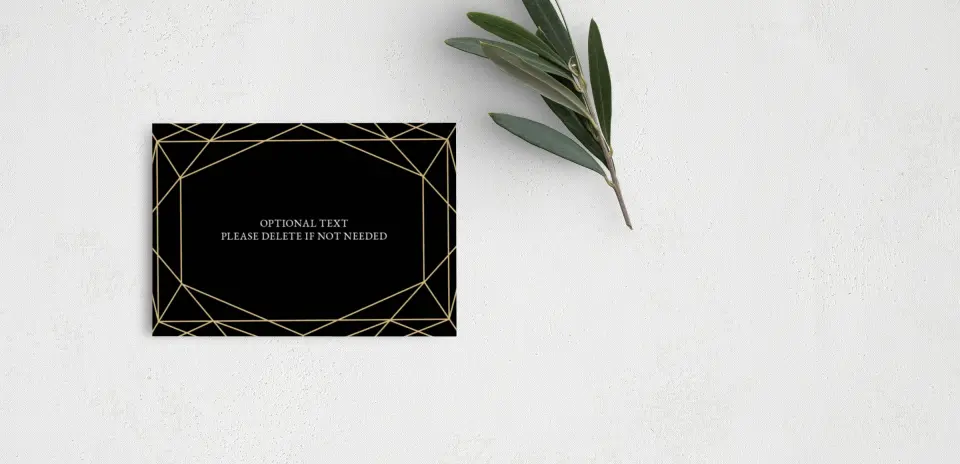 Guest Information Card Back View