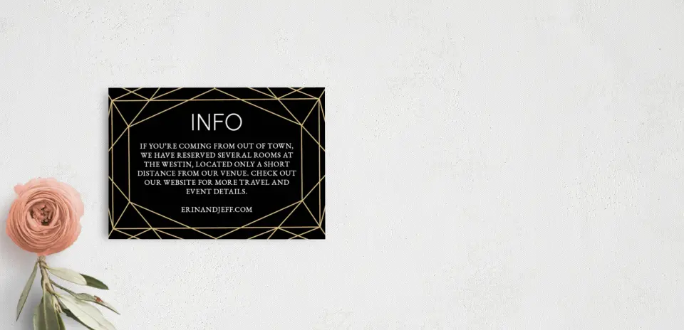 Guest Information Card