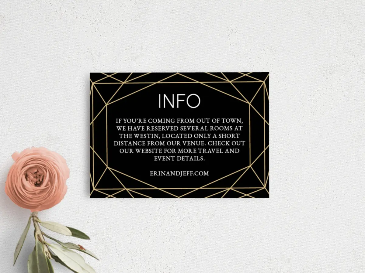 Guest Information Card