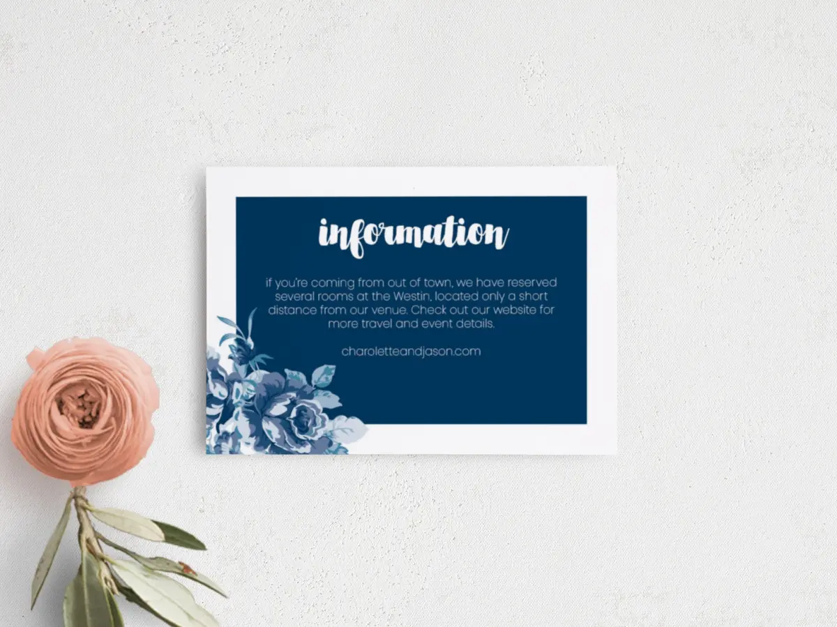 Guest Information Card