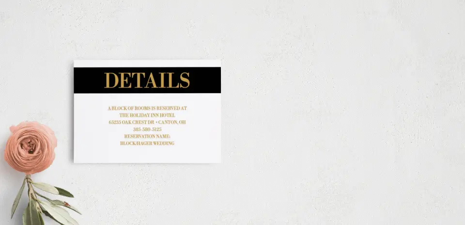 Guest Information Card