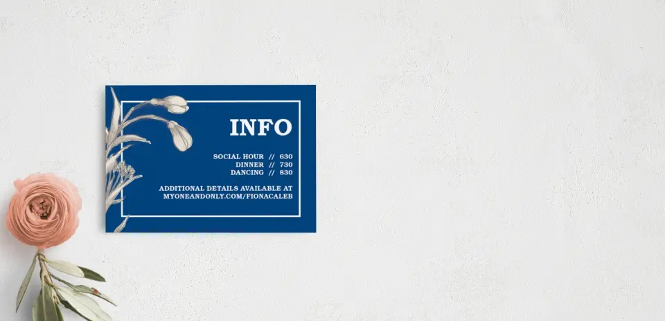 Guest Information Card
