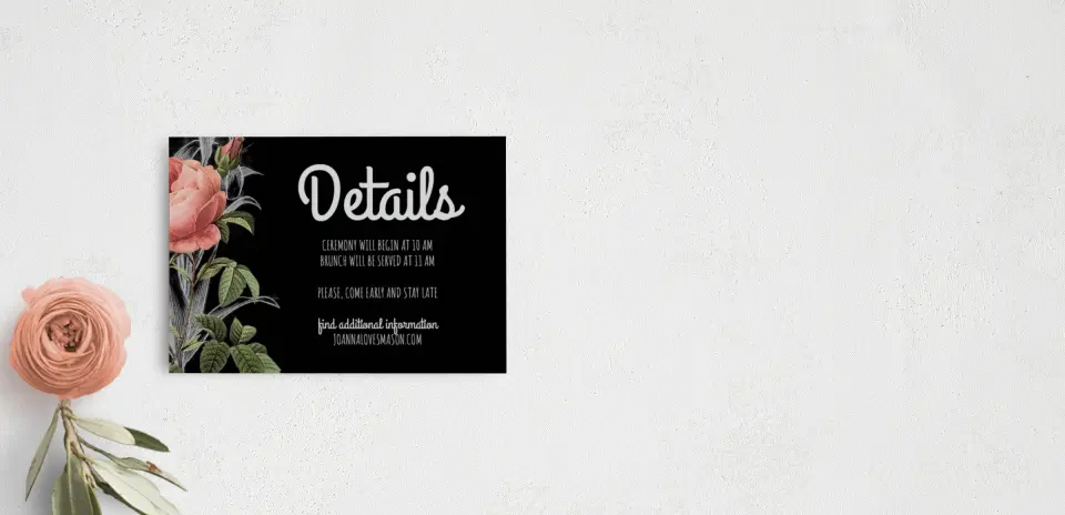 Guest Information Card