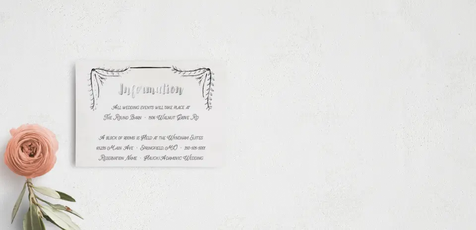 Guest Information Card