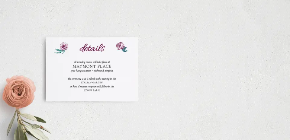 Guest Information Card