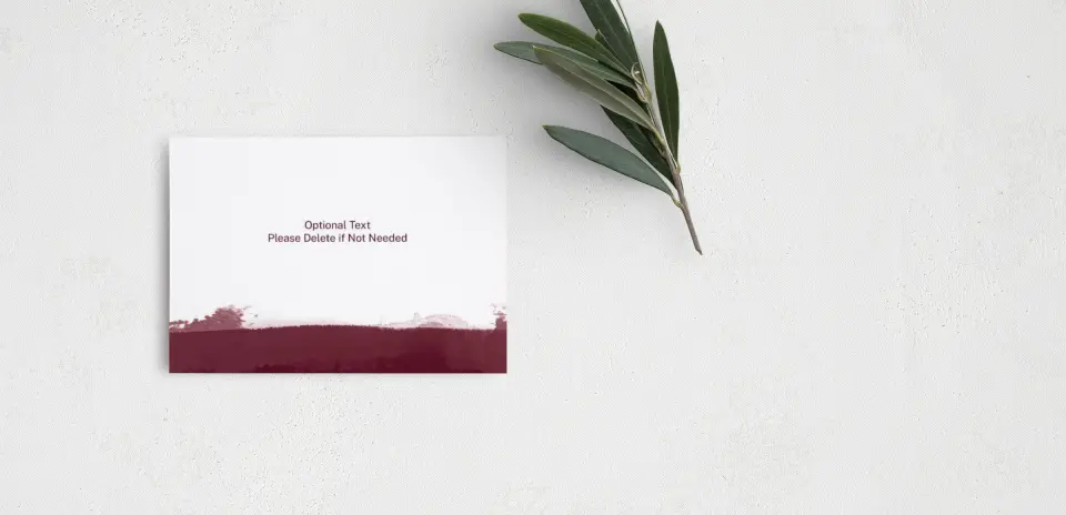Guest Information Card Back View