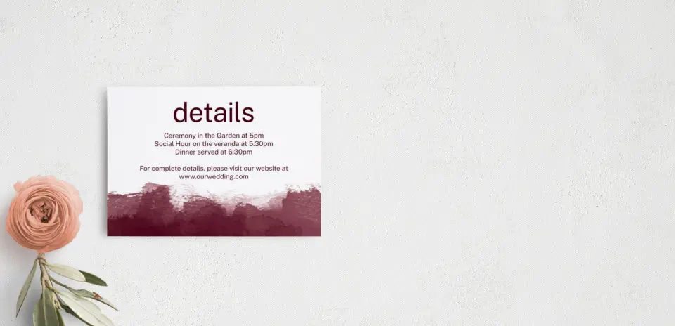 Guest Information Card
