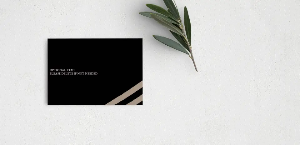 Guest Information Card Back View
