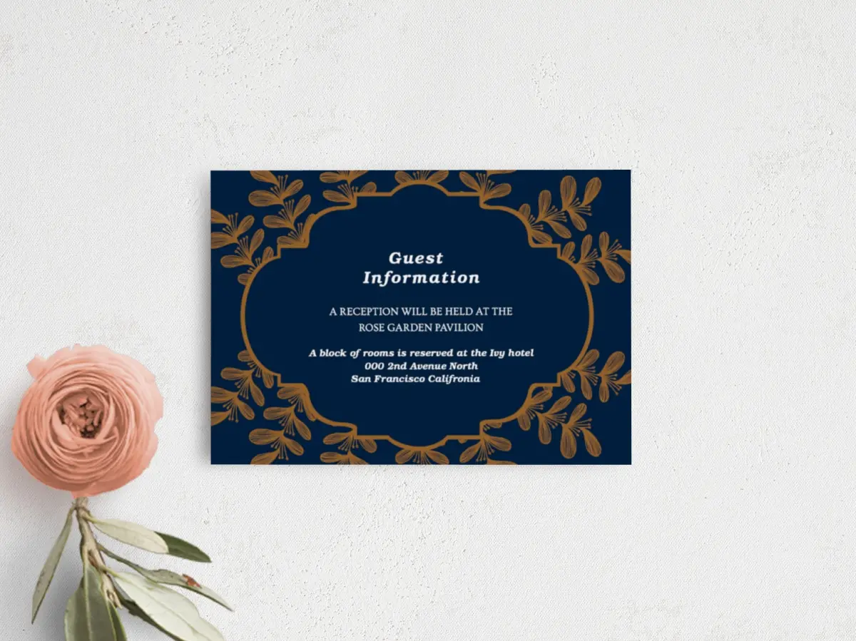 Guest Information Card