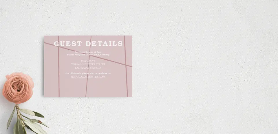 Guest Information Card
