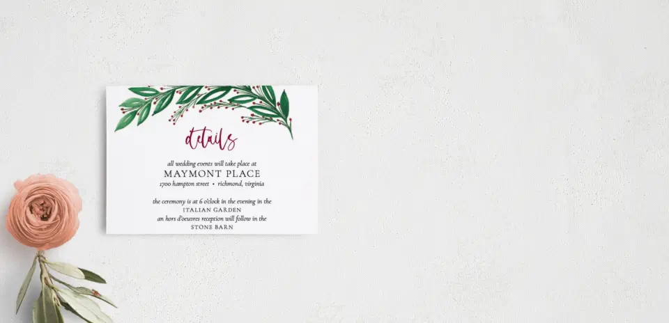 Guest Information Card