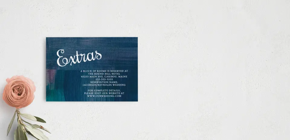 Guest Information Card