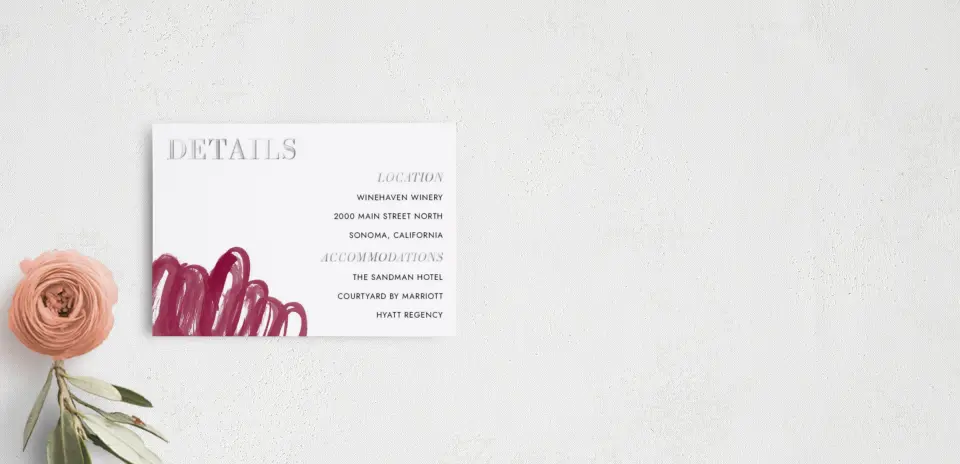 Guest Information Card