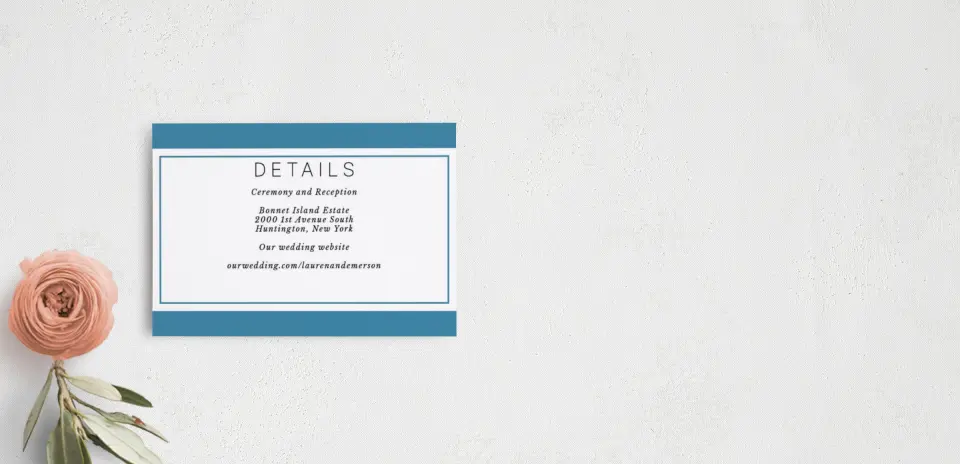 Guest Information Card
