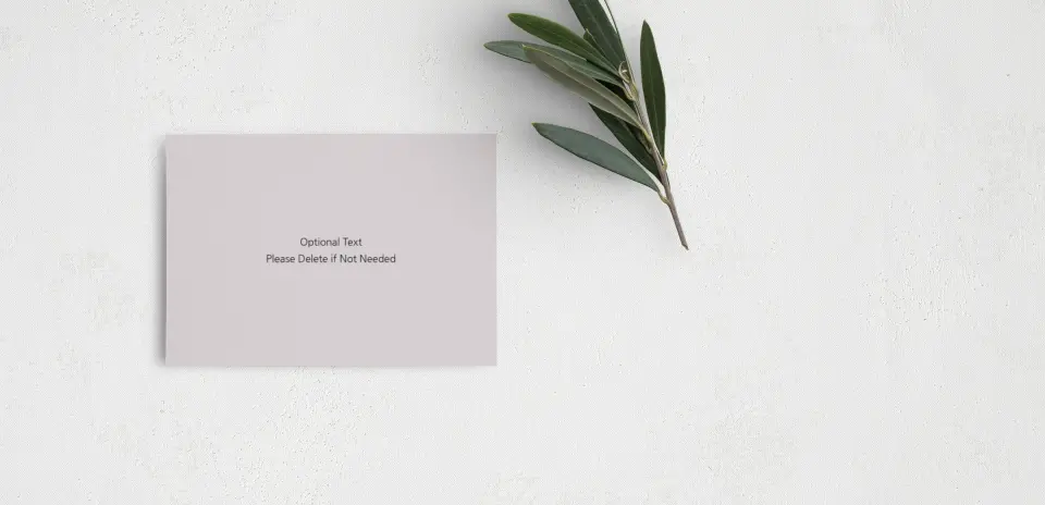 Guest Information Card Back View