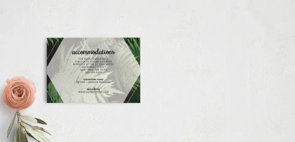 Guest Information Card