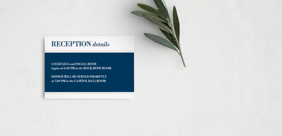 Guest Information Card Back View