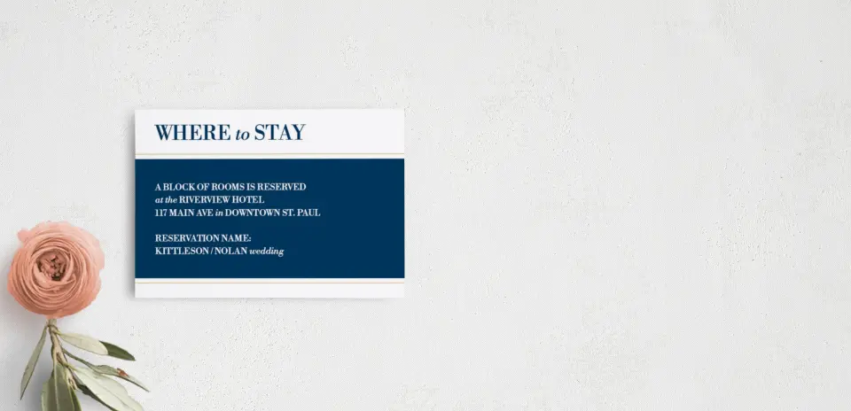 Guest Information Card