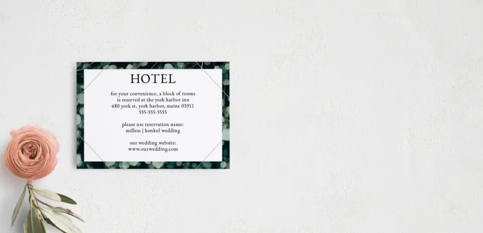 Guest Information Card