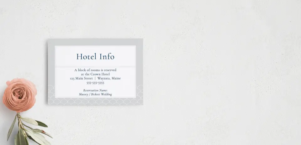 Guest Information Card