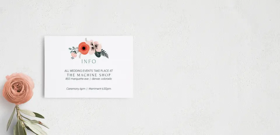 Guest Information Card
