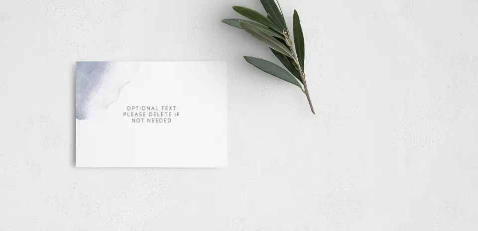 Guest Information Card Back View