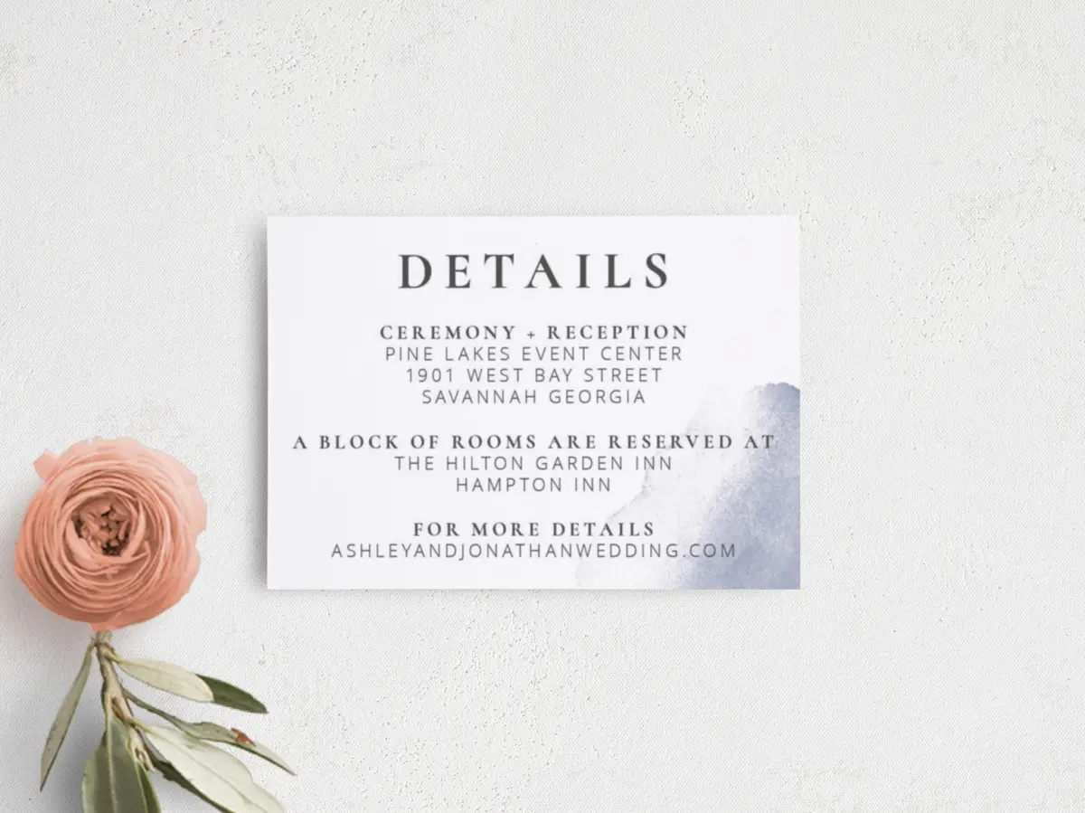 Guest Information Card