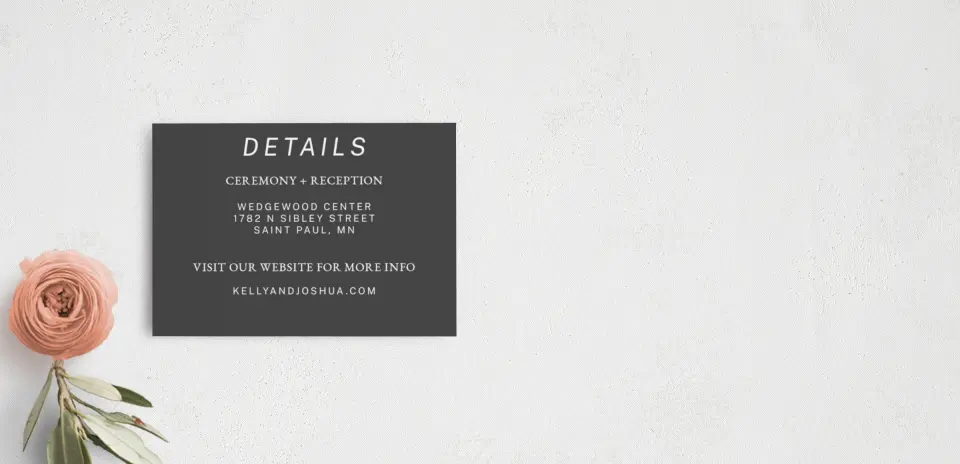 Guest Information Card
