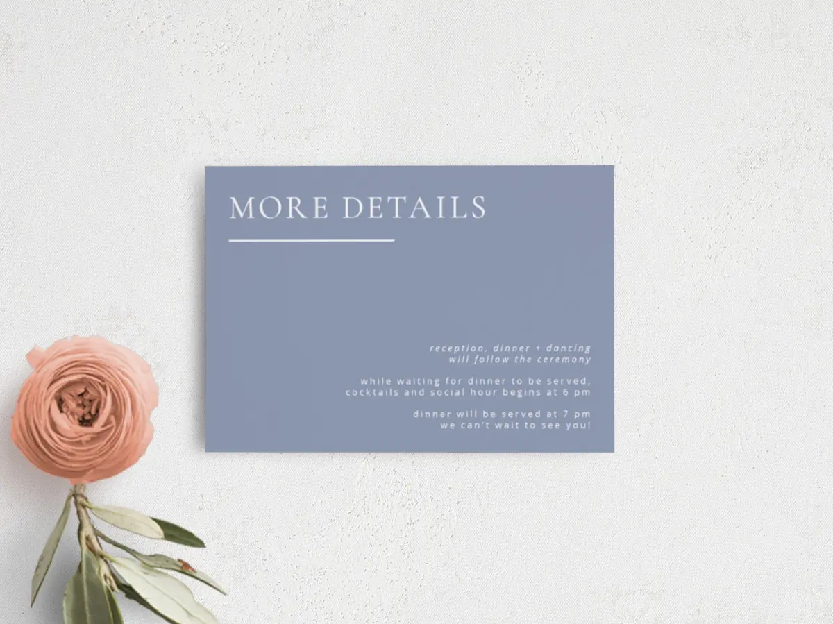 Guest Information Card