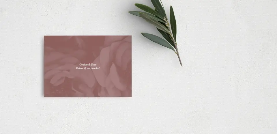 Guest Information Card Back View