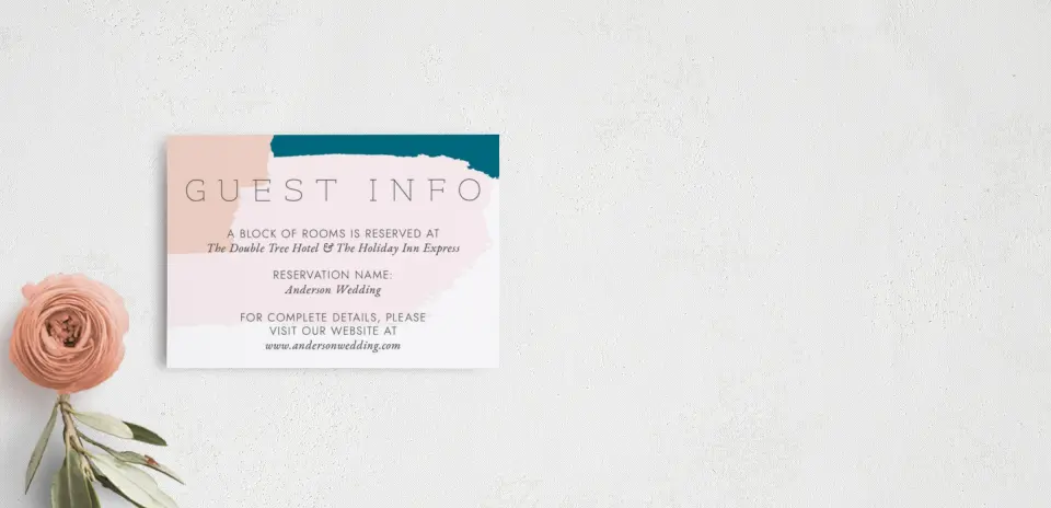 Guest Information Card
