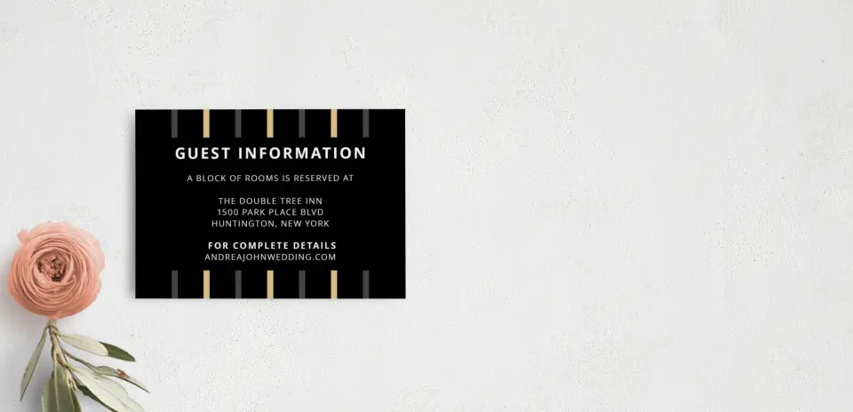 Guest Information Card