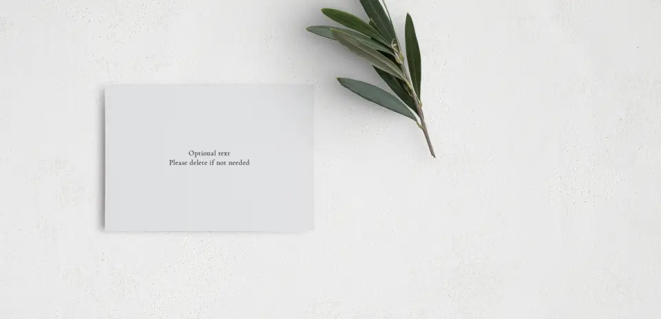 Guest Information Card Back View