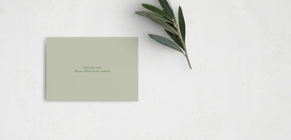 Guest Information Card Back View