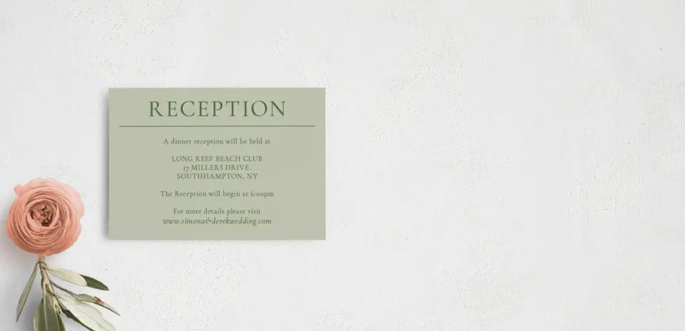 Guest Information Card