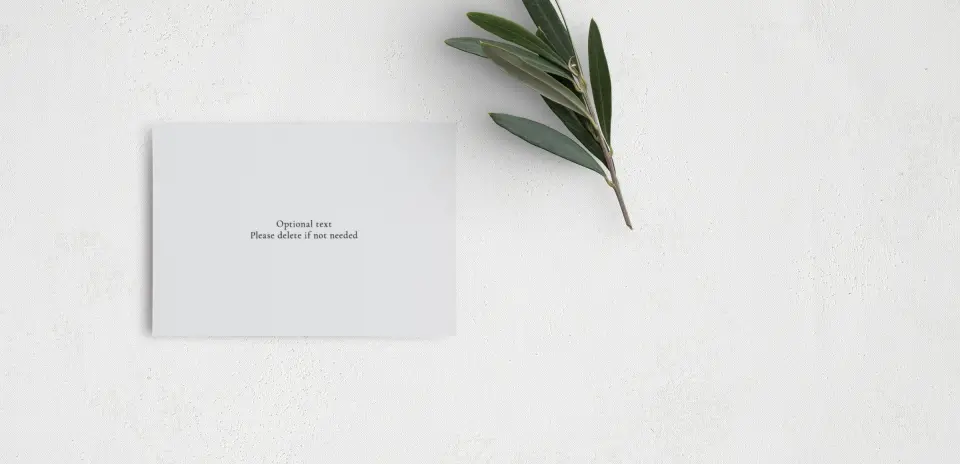 Guest Information Card Back View